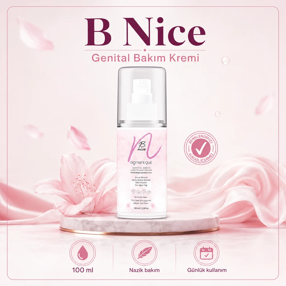 B Nice Genital Bakım Kremi