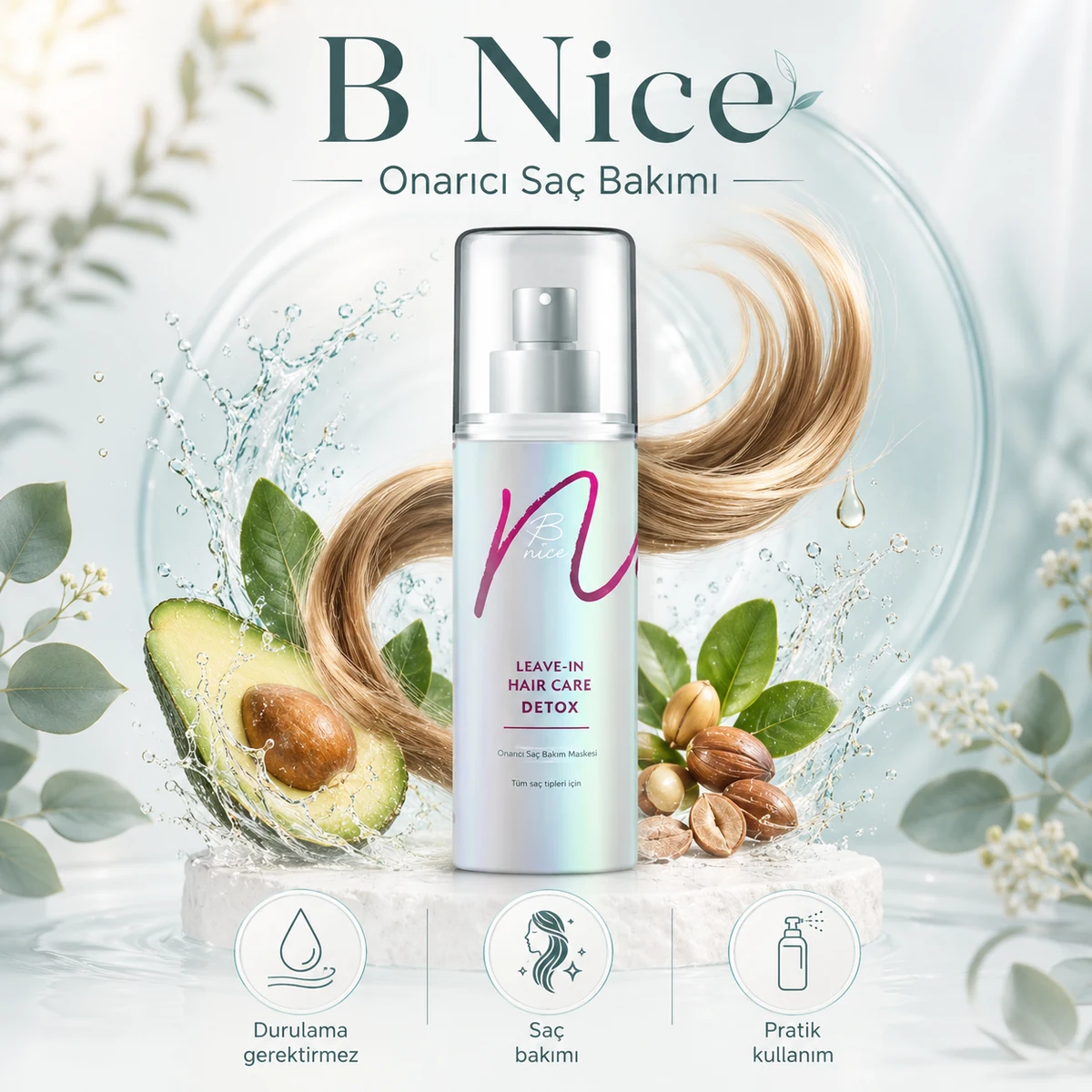 B Nice Onarıcı Saç Bakımı