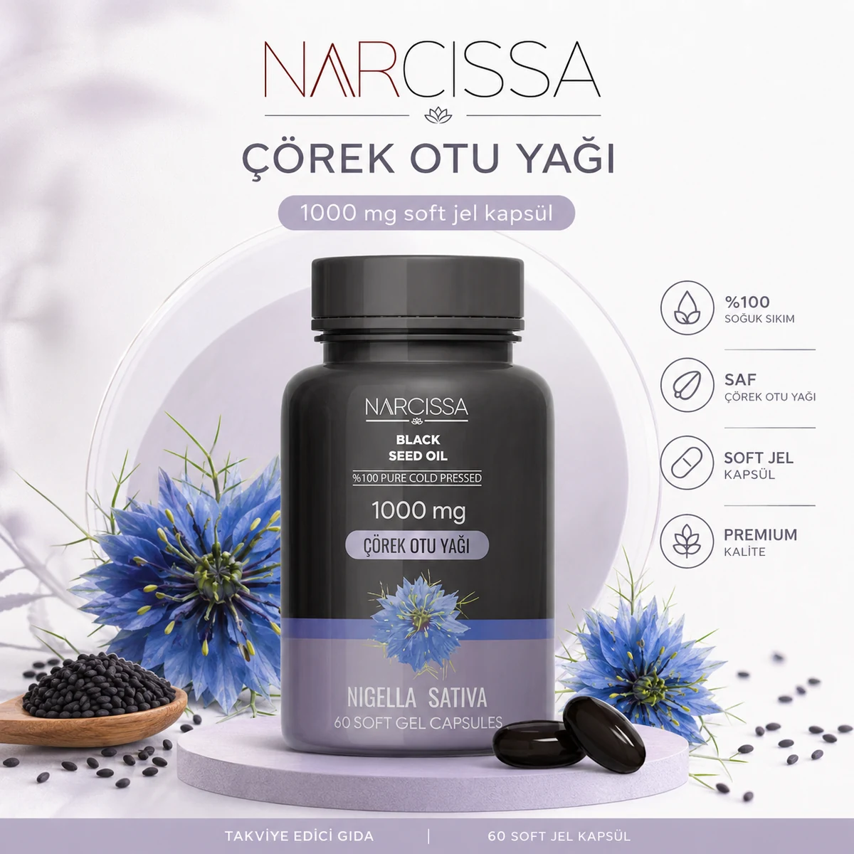 Narcissa Çörek Otu Yağı
