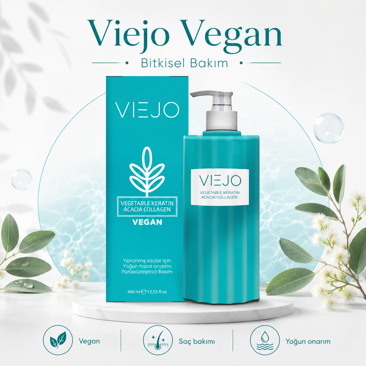 Viejo Vegan Saç Keratini